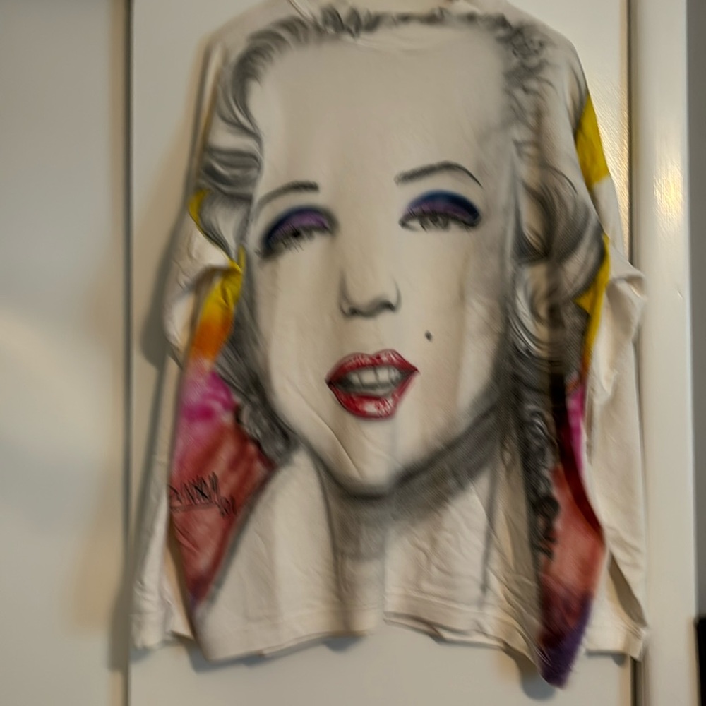Vintage airbrushed Marilyn Monroe Sweatshirt